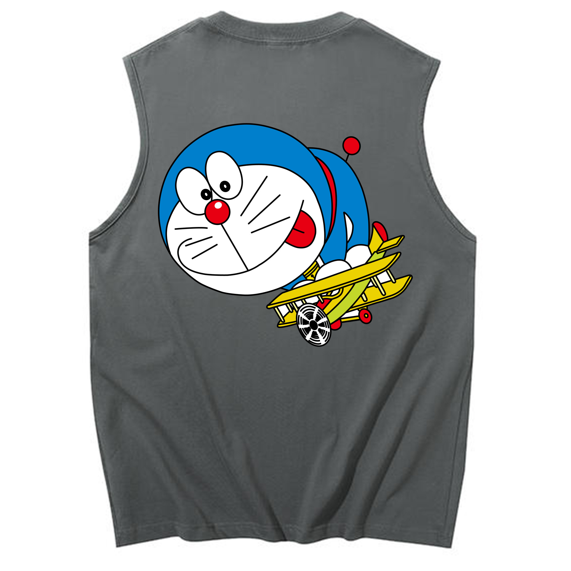 （画像用） ドラえもん Doraemon コットン100％タンクトップ（背面プリント）